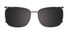 Takumi TK1260 Eyeglasses with Clip-on Sunglasses | Size 52 / Black