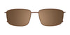 Takumi TK1262 Eyeglasses with Clip-on Sunglasses | Size 56 / Steel & Black