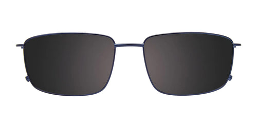 Takumi TK1262 Eyeglasses with Clip-on Sunglasses / Size 56 / Steel & Black