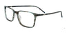 Takumi TK1263 Eyeglasses with Clip-on Sunglasses | Size 54 / Transparent Grey & Dark Blue