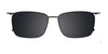 Takumi TK1263 Eyeglasses with Clip-on Sunglasses | Size 54 / Transparent Grey & Dark Blue