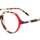 Tortoise & Transparent Red