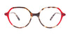 Takumi TK1264 Eyeglasses | Size 47 / Cherry Tortoise & Transparent Cherry