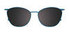 Takumi TK1267 Eyeglasses with Clip-on Sunglasses | Size 52 / Purple Mix Design