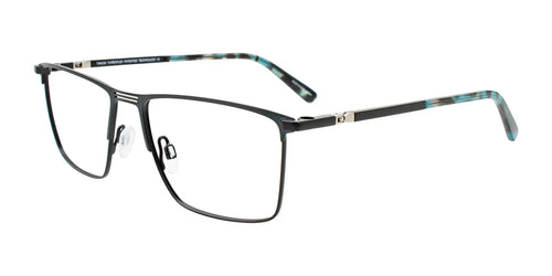Takumi TK1268 Eyeglasses with Clip-on Sunglasses / Size 53 / Green & Black