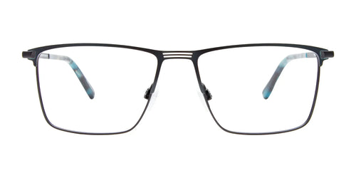 Takumi TK1268 Eyeglasses with Clip-on Sunglasses / Size 53 / Green & Black