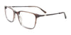Takumi TK1269 Eyeglasses with Clip-on Sunglasses | Size 53 / Light Brown & Grey
