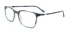 Takumi TK1269 Eyeglasses with Clip-on Sunglasses | Size 53 / Light Grey & Blue