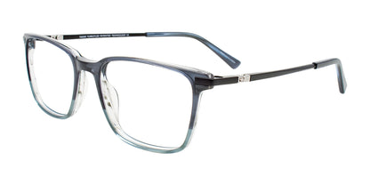 Takumi TK1269 Eyeglasses with Clip-on Sunglasses Light Grey & Blue