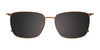 Takumi TK1269 Eyeglasses with Clip-on Sunglasses | Size 53 / Clip Only (Color №060)