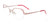 Takumi TK1270 Eyeglasses with Clip-on Sunglasses | Size 48 / Rose Gold & Red Trim