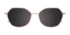 Takumi TK1270 Eyeglasses with Clip-on Sunglasses | Size 48 / Clip Only (Color №030)