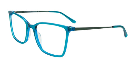 Takumi TK1271 Eyeglasses with Clip-on Sunglasses Transparent Teal / Mint