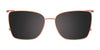 Takumi TK1271 Eyeglasses with Clip-on Sunglasses | Size 53 / Clip Only (Color №030)