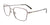 Takumi TK1272 Eyeglasses with Clip-on Sunglasses | Size 56 / Steel & Brown