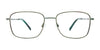 Takumi TK1272 Eyeglasses with Clip-on Sunglasses | Size 56 / Blue & Dark Brown