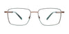 Takumi TK1273 Eyeglasses | Size 54 / Black & Steel