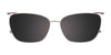 Takumi TK1274 Eyeglasses with Clip-on Sunglasses | Size 52 / Transparent Blue Tortoise