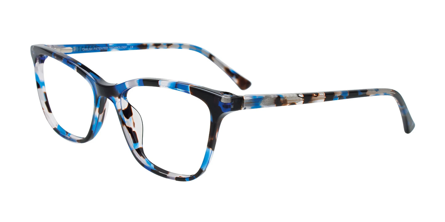Takumi TK1274 Eyeglasses Transparent Blue Tortoise