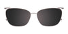 Takumi TK1274 Eyeglasses with Clip-on Sunglasses | Size 52 / Transparent Blue Tortoise