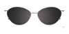 Takumi TK1275 Eyeglasses with Clip-on Sunglasses | Size 50 / Brown & Pink & Peach Crystal