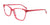 Takumi TK1276 Eyeglasses with Clip-on Sunglasses | Size 55 / Red & Pink Stripes