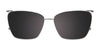 Takumi TK1276 Eyeglasses with Clip-on Sunglasses | Size 55 / Pink & Brown Stripes
