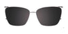 Takumi TK1276 Eyeglasses with Clip-on Sunglasses | Size 55 / Clip Only (Color №010)