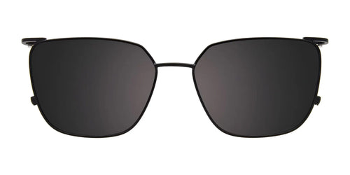 Takumi TK1277 Eyeglasses with Clip-on Sunglasses / Size 50 / Black & Mix Patterned Browline