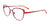 Takumi TK1278 Eyeglasses with Clip-on Sunglasses | Size 51 / Red & Red Mix Patterned Browline