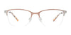 Takumi TK1279 Eyeglasses with Clip-on Sunglasses | Size 49 / Matt Black & Shiny Rose Gold