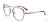 Takumi TK1280 Eyeglasses with Clip-on Sunglasses | Size 53 / Shiny Plum & Matt Brown