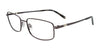 Takumi TK1281 Eyeglasses with Clip-on Sunglasses | Size 56 / Satin Steel