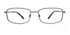 Takumi TK1281 Eyeglasses with Clip-on Sunglasses | Size 56 / Satin Blue