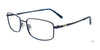 Takumi TK1281 Eyeglasses with Clip-on Sunglasses | Size 56 / Satin Blue