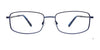 Takumi TK1281 Eyeglasses with Clip-on Sunglasses | Size 56 / Satin Blue