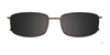 Takumi TK1281 Eyeglasses with Clip-on Sunglasses | Size 56 / Satin Blue
