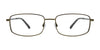Takumi TK1281 Eyeglasses with Clip-on Sunglasses | Size 56 / Satin Blue