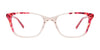 Takumi TK1282 Eyeglasses with Clip-on Sunglasses | Size 51 / Crystal & Black And White Marble Mix