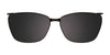 Takumi TK1282 Eyeglasses with Clip-on Sunglasses | Size 51 / Clip Only (Color №010)