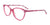 Takumi TK1283 Eyeglasses with Clip-on Sunglasses | Size 53 / Plum & Purple Print Pattern On Crystal