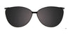 Takumi TK1283 Eyeglasses with Clip-on Sunglasses | Size 53 / Clip Only (Color №090)
