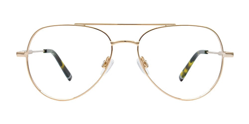 Takumi TK1284 Eyeglasses with Clip-on Sunglasses / Size 51 / Gold