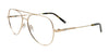 Takumi TK1285 Eyeglasses | Size 55 / Shiny Gold