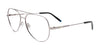 Takumi TK1285 Eyeglasses | Size 55 / Shiny Steel