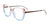 Takumi TK1287 Eyeglasses with Clip-on Sunglasses | Size 51 / Transparent Pink To Lt. Blue Gradient