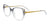 Takumi TK1287 Eyeglasses with Clip-on Sunglasses | Size 51 / Transparent Black To Crystal Gradient