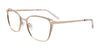 Takumi TK1288 Eyeglasses with Clip-on Sunglasses | Size 52 / Pink & Shiny Gold