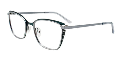 Takumi TK1288 Eyeglasses with Clip-on Sunglasses | Size 52