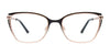 Takumi TK1288 Eyeglasses with Clip-on Sunglasses | Size 52 / Dark Green & Shiny Steel